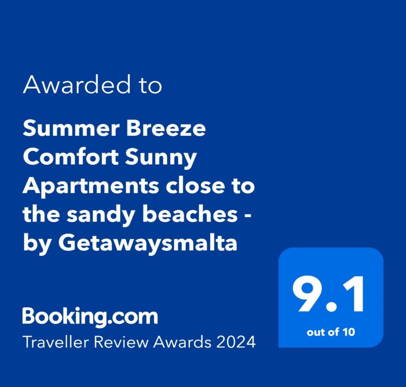 Summer Breeze Comfort Sunny Apartments Close To The Sandy Beaches - By Getawaysmalta Mellieha Luaran gambar